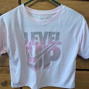 Nike Light Pink Graphic Top
